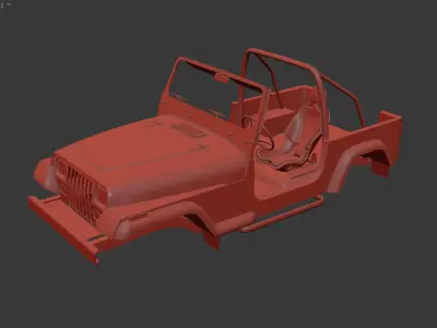 JEEP WRANGLER 3D model purchase
