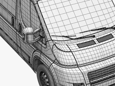 L4H3 truck 3D model