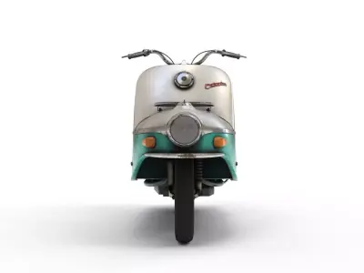 Jawa Cezeta 501 Scooter 3D Model 3D model
