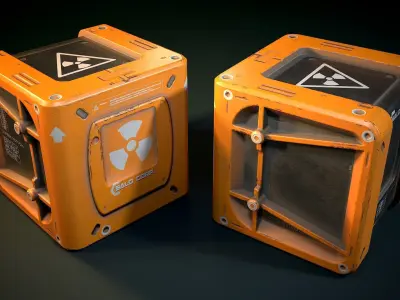 Sci-Fi Generic Prop - Lowpoly Free low-poly 3D model