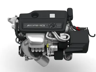 Car Engine 3D model by Carmodels3D