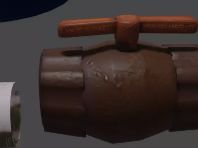 Water Pipe And WaterBox assets Low-poly 3D model