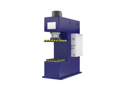 hydraulic press 3D model purchase