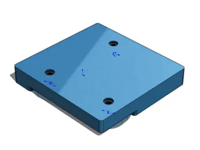 Dispositivo de Torque da Chapa Plate Torque Device 3D model
