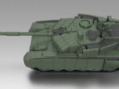 Tank T90M 3D model