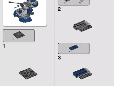 TwindBricks3D - 75283 Sci-Fi Armored Tank 3D print model