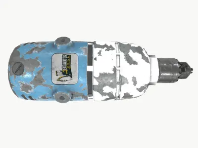 Drill Low-poly 3D model