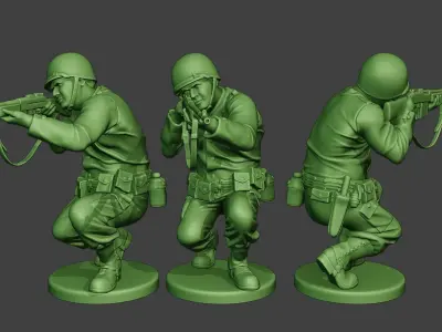 American soldiers ww2 A12 Pack 1