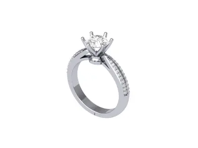 Wedding Ring  3D print model 307