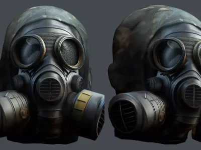 Helmet 3d model military combat Military Low-poly Low-poly  Low-poly 3D model 3