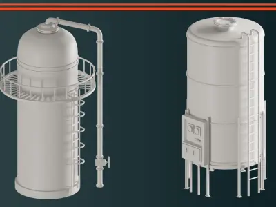Industrial Tanks VOL-02 3D model