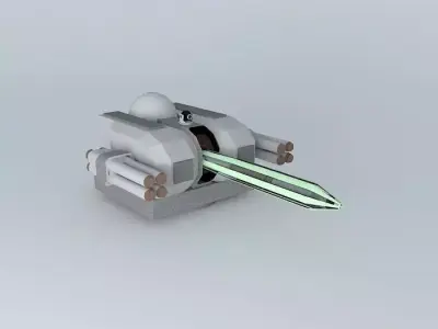 LRT15V1 Laser missile turret. Free 3D model