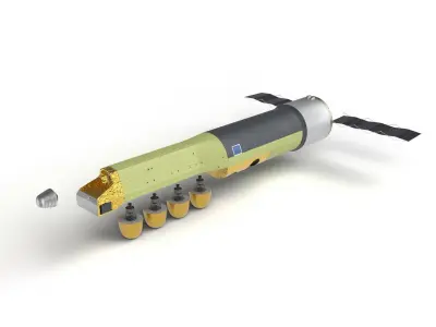 KH-9 Hexagon 3D model