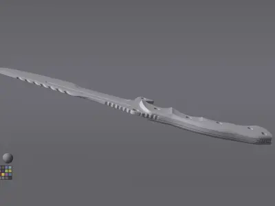 Tactical Army Knife Free 3D model