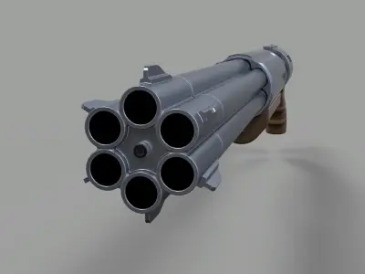 Rifle from the movir movie Rest In Peace Department 3D model