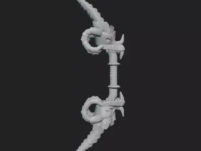 Bow Base Meshes 7 Free 3D model