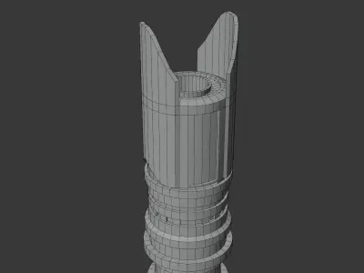 Lightsaber Low-poly 3D model