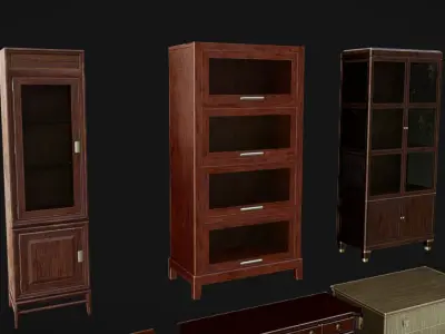 Furniture Pack 06 Low-poly 3D model