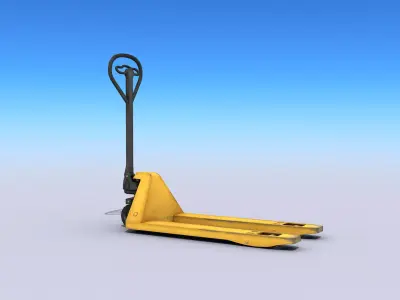 Pallet Jack Low-poly 3D model