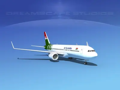 Boeing 767-300 Air Seychelles 3D model