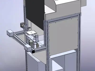 Non-standard printing machine 3D model