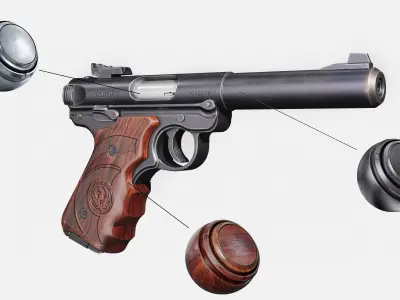 gun smart materials 3D model