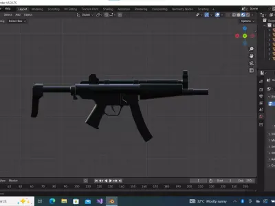Weapons Low-poly 3D model purchase