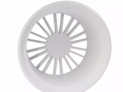 Vehicle Alloy wheel 3d model 3D model