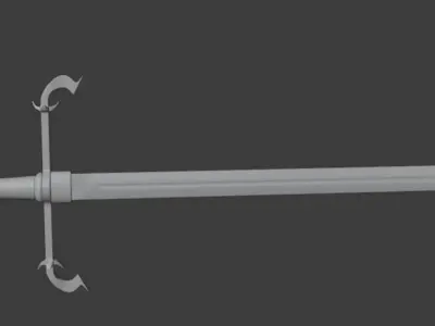 sword 3d model Free 3D model