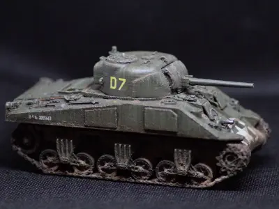 M4 Sherman Free 3D print model