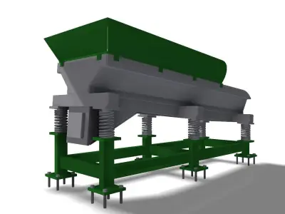 Vibrating feeder 3D model