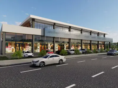 Commercial Office Building V1 3D model