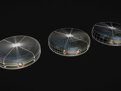 British WW2 Mk2 Anti-Tank Mine 3D model