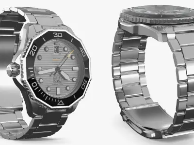  Tag Heuer Aquaracer Professional Marine Watch Grey 
