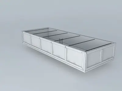 System Aquaponico 05 Aquaponics Growing Beira Mar Bed Plywood 3D model