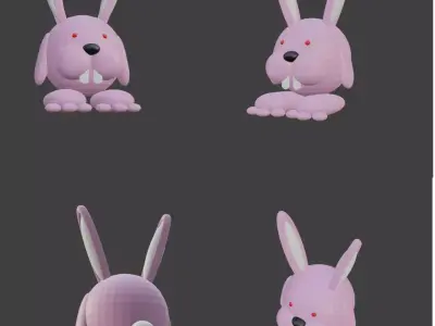 Little Bunny Foo Foo Free 3D model