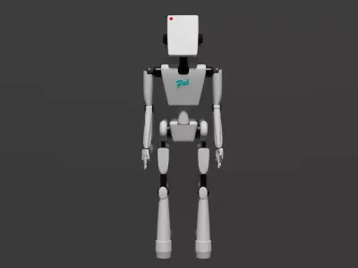 Robot humanoid 3D model order