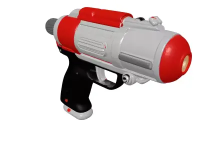 Retro SciFi Ray Gun Blaster 3D model
