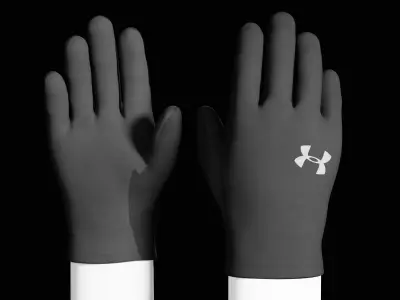 Under Armour Cold Gear Liner Gloves 2-0 3D model