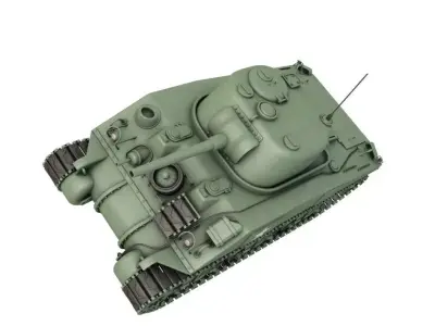 M4 Sherman Tank 3D model buy