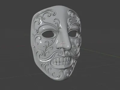 Anger Mask 3D print model