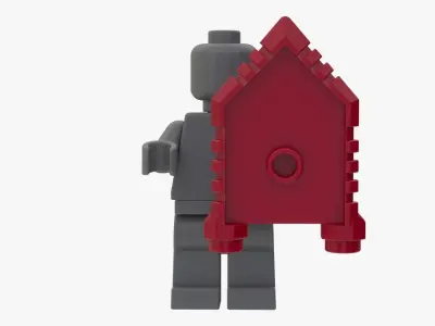 Lego Realsize Shield 3D model