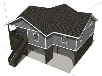 Creative Design-Holiday Cabin-0111 3D model