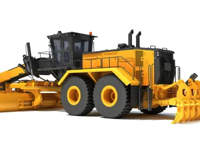 Motor Grader 3D model