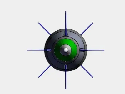 Howitzer Shell Concept 3D model