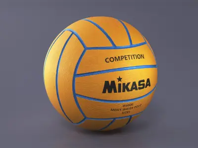 Water Polo Ball Mikasa 3D model