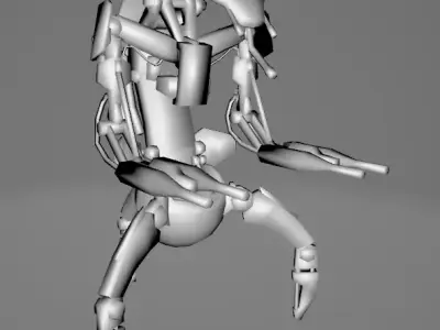 STAR WARS EKA DROID - Low Poly Game - Battlefield - FBX MODEL Low-poly 3D model