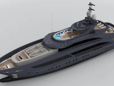 Desire Yacht 3D model
