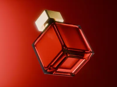 Baccarat Rouge 540 Fragrance Free 3D model