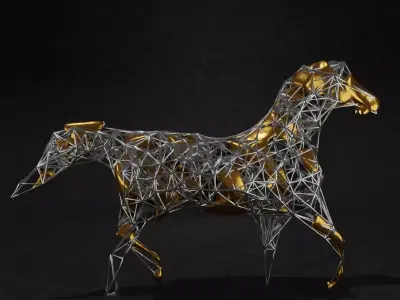 horse 3D model buy